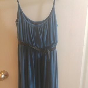 Daisy fuentes sundress spaghetti strap blue med